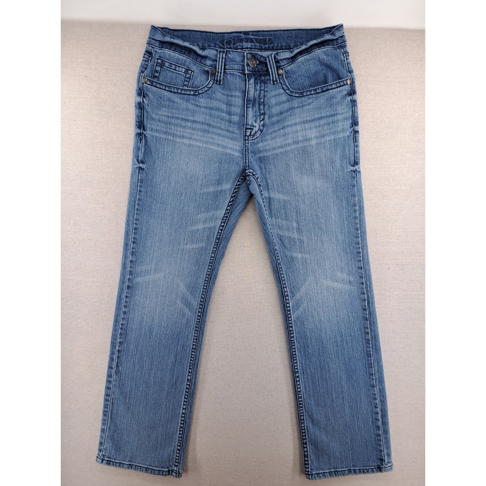 Cody James Jeans Mens 31x30 Blue Light Wash Denim StraightWorkwear Outdoor W33"
